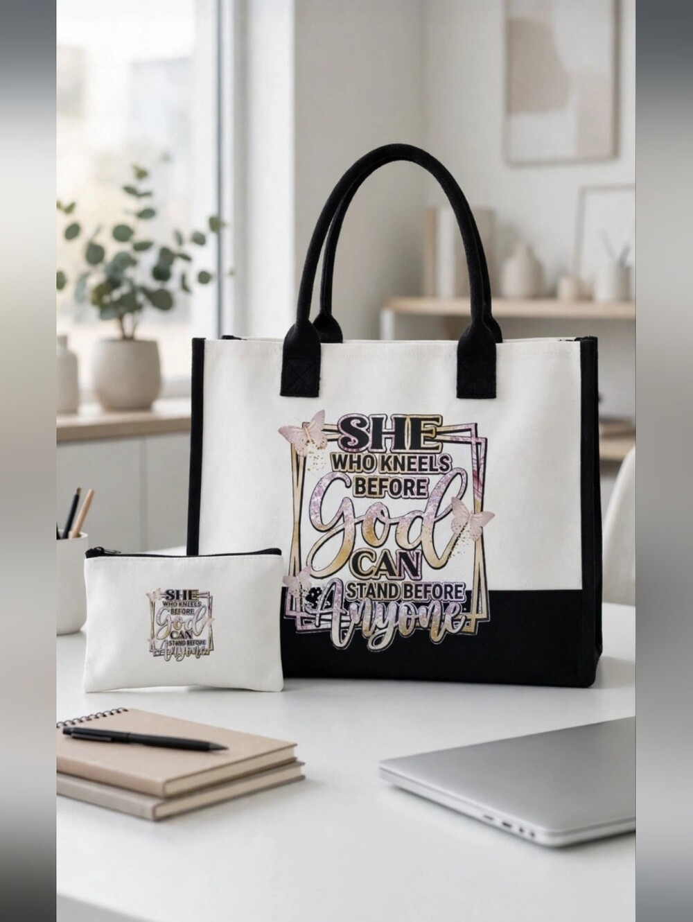 Multi-use Tote bag, with marching pouch.